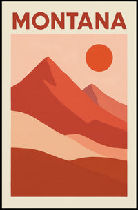 Montana Landscape Poster