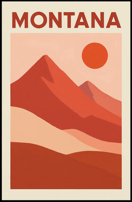 Montana Landscape Poster