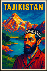 Tajikistan Scenic Poster