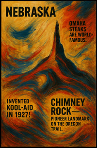 Discover Nebraska Poster