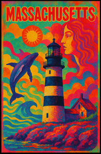 Massachusetts Dreamscape Poster