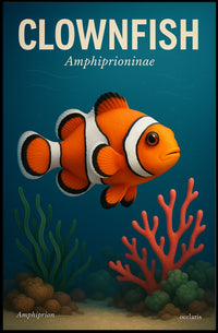 Clownfish Amphiprioninae Poster