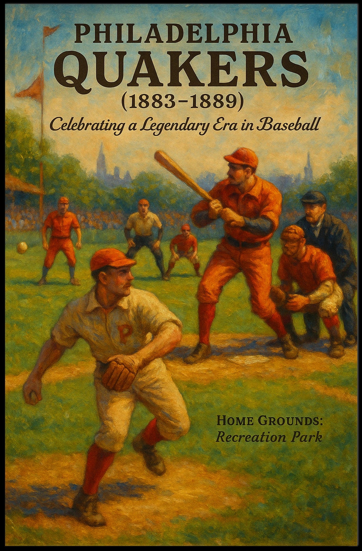 Philadelphia Quakers Celebrating a Legendary Era Poster