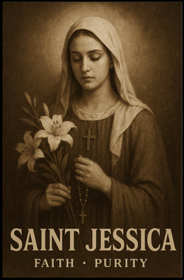 Saint Jessica Faith And Purity Poster