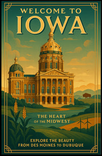 Welcome to Iowa Poster