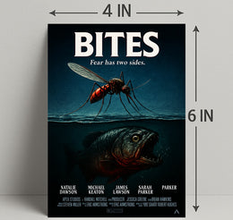 Bites Fear Has Two Sides Poster PosterGoat