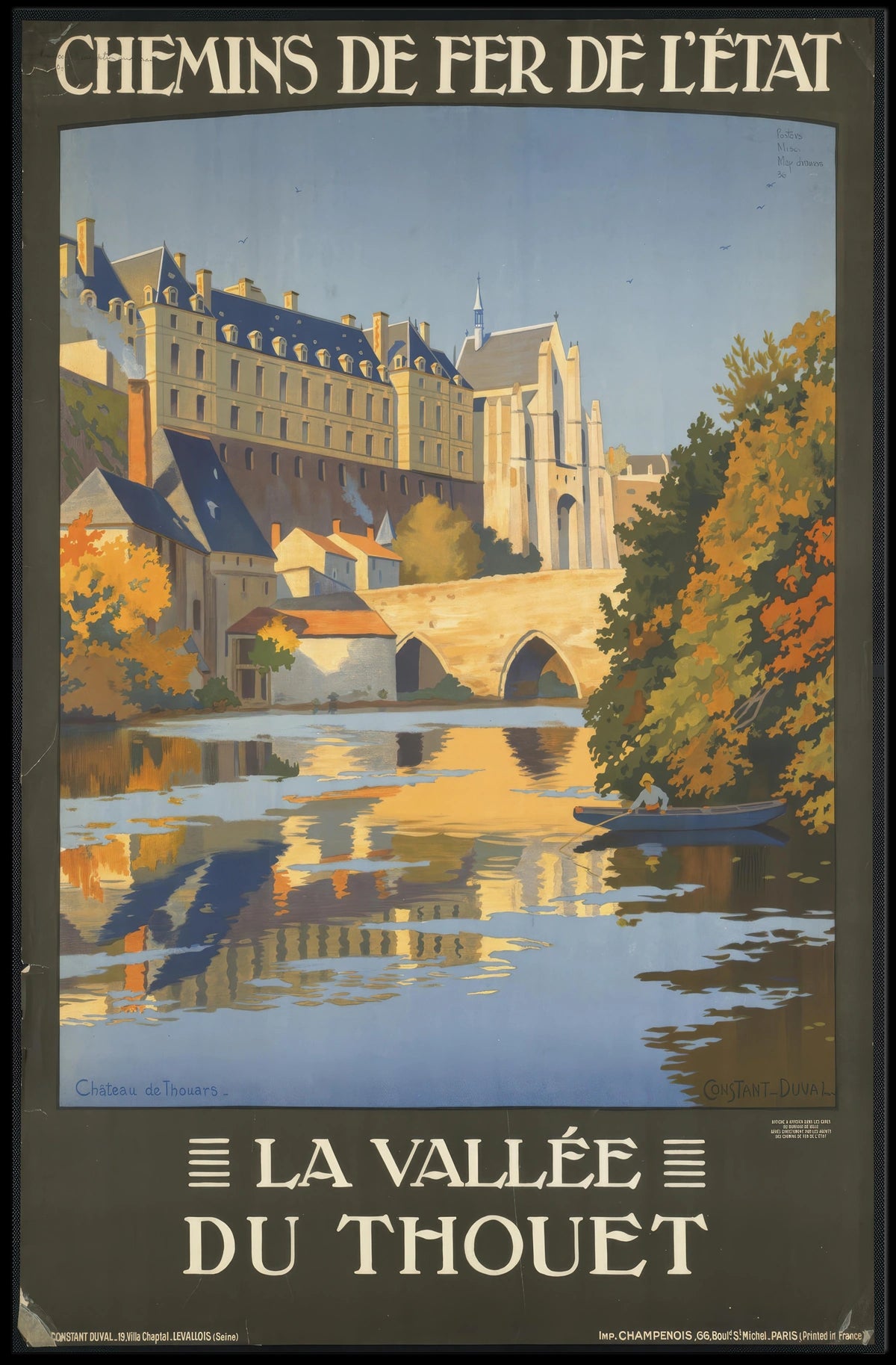 La Vallée Du Thouet Travel Poster