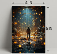 Journey Through The Luminous Tunnel Poster PosterGoat