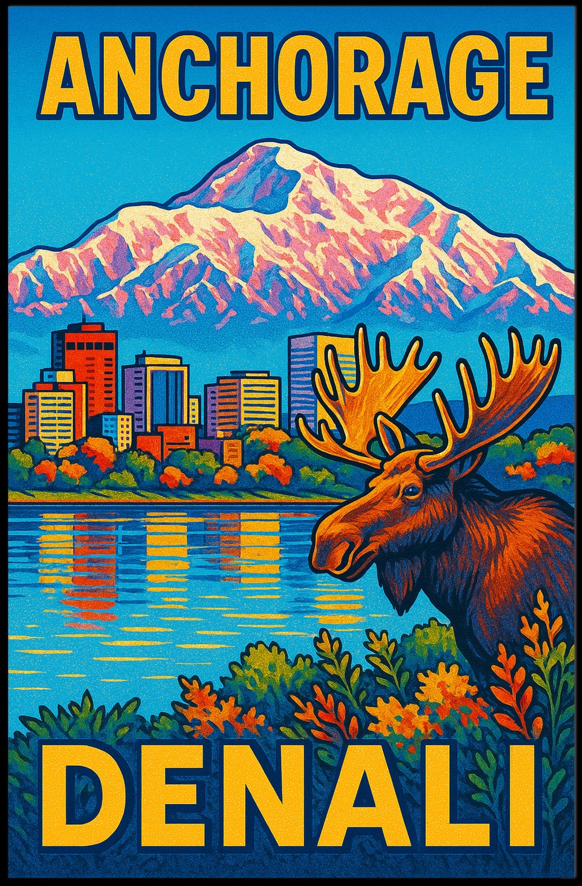 Anchorage Denali Poster