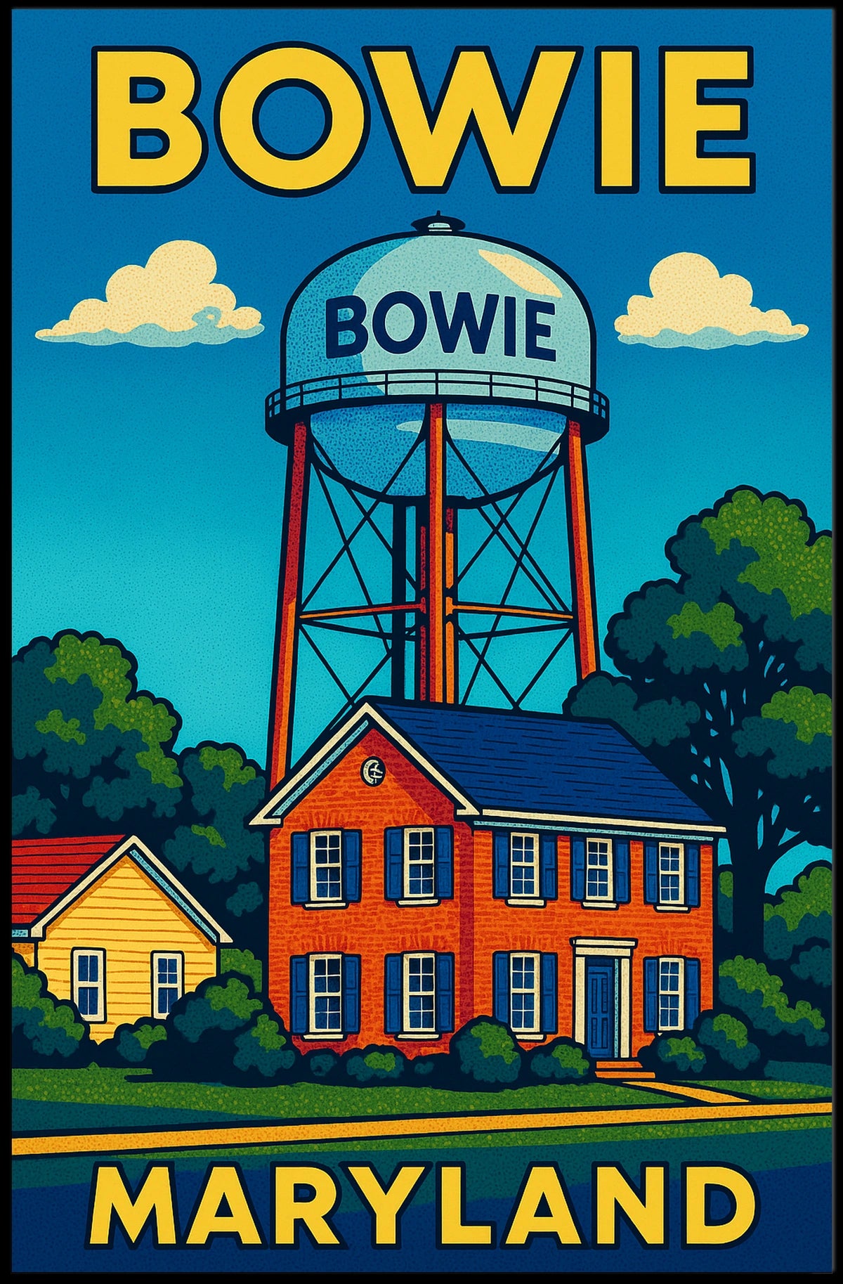 Bowie, Maryland Poster