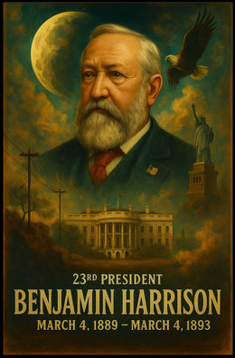 Benjamin Harrison 23Rd President Poster