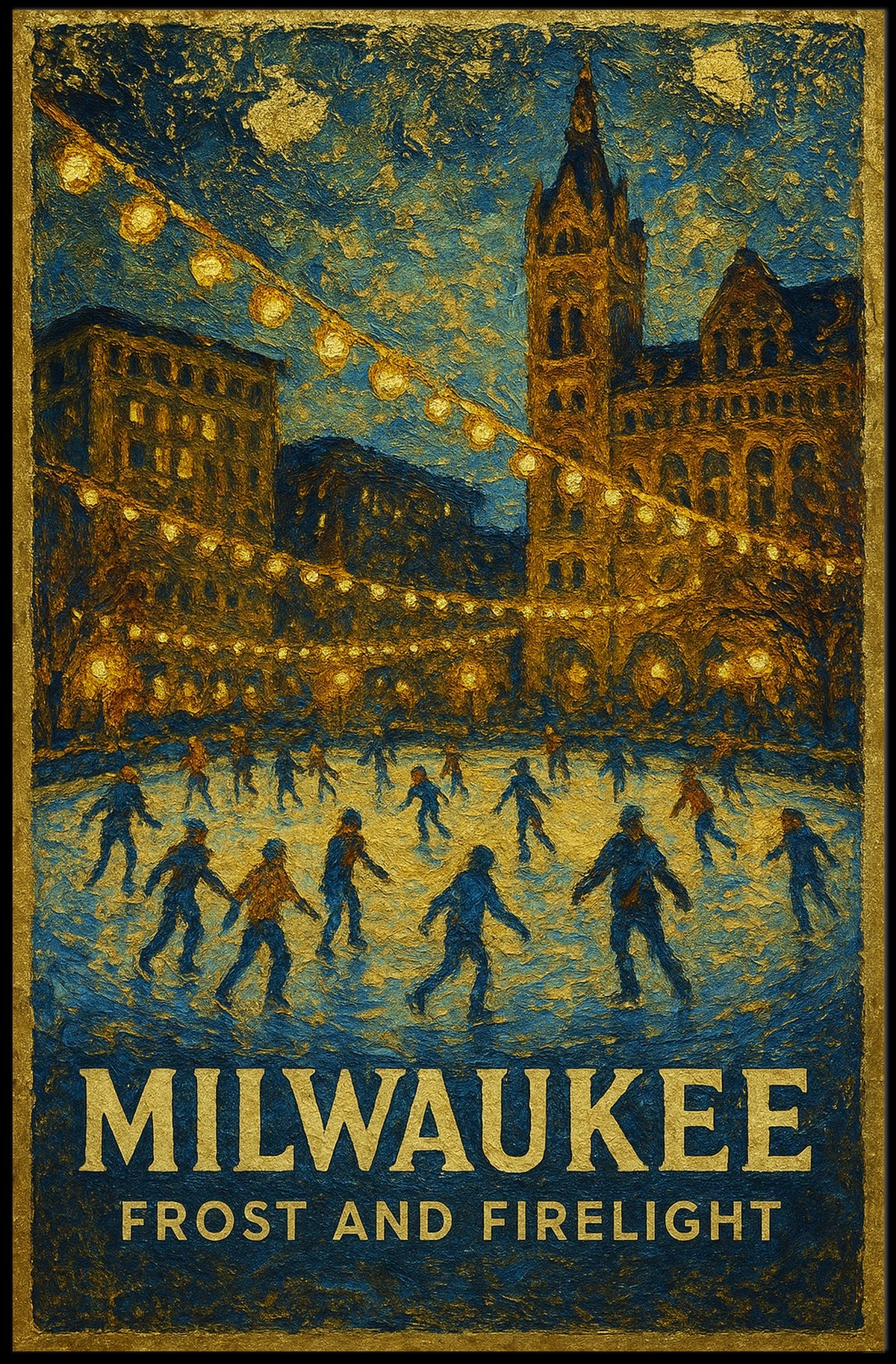 Milwaukee Frost And Firelight Poster