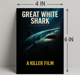 Great White Shark The Oceans Predator Poster PosterGoat