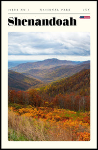 Shenandoah Scenic National Park Poster Print