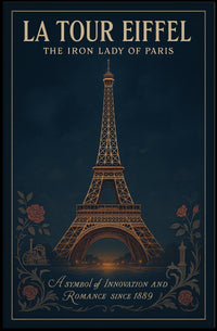 La Tour Eiffel The Iron Lady of Paris Poster