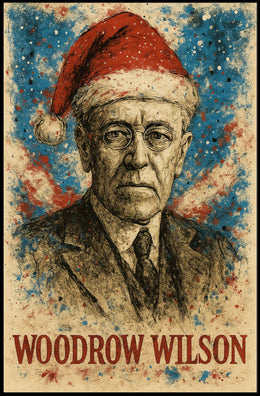 Woodrow Wilson 28th President of the United States Christmas SeriesPoster