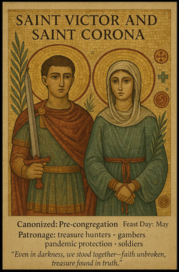 Saint Victor And Saint Corona Poster