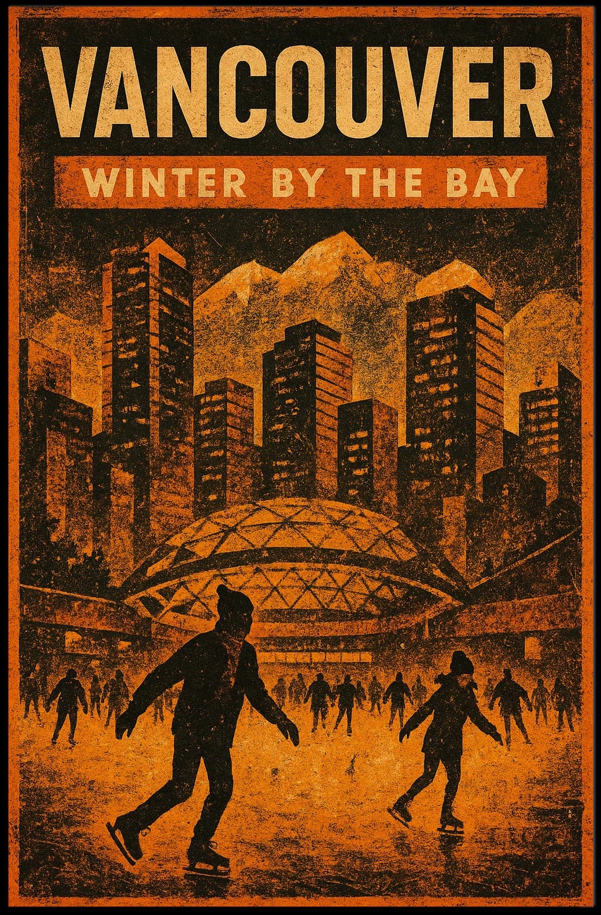 Vancouver Bay Winter Poster