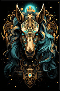 Celestial Equine Majesty Poster
