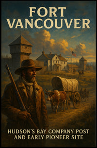 Fort Vancouver HudsonS Bay Company Poster