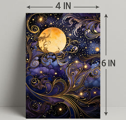 Mystical Moonlit Night Artistry Fantasy or Mythology Poster