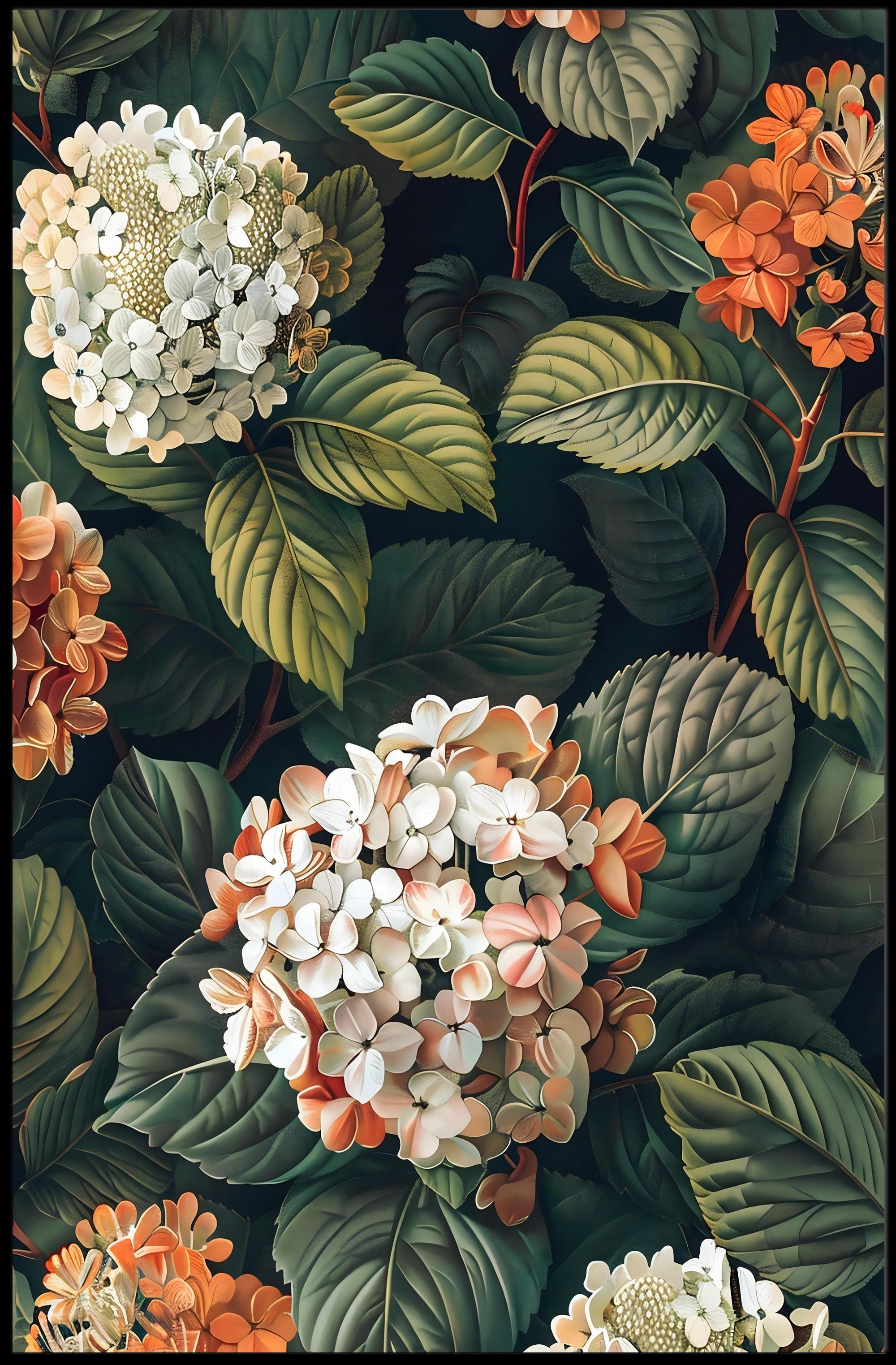 Floral Elegance Wall Art Print for Decor Lovers