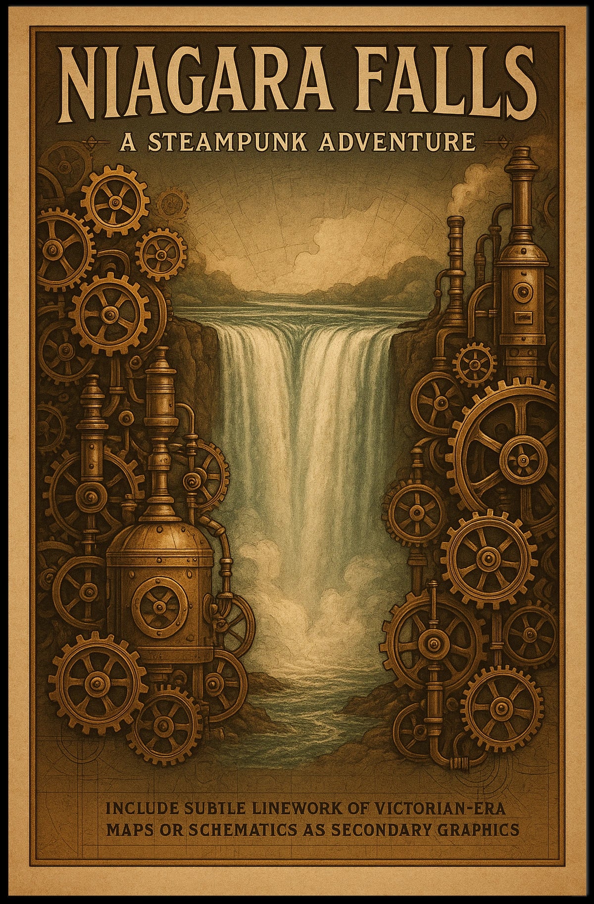 Niagara Falls A Steampunk Adventure Poster
