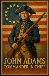 John Adams Commander In Chief Poster