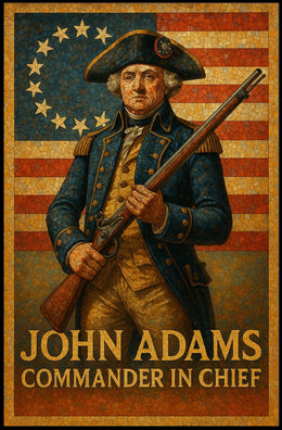 John Adams Commander In Chief Poster