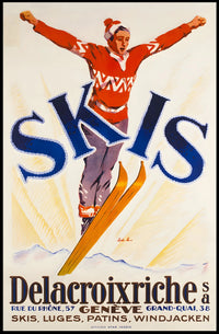 Delacroixriche Winter Sports Poster