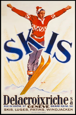 Delacroixriche Winter Sports Poster