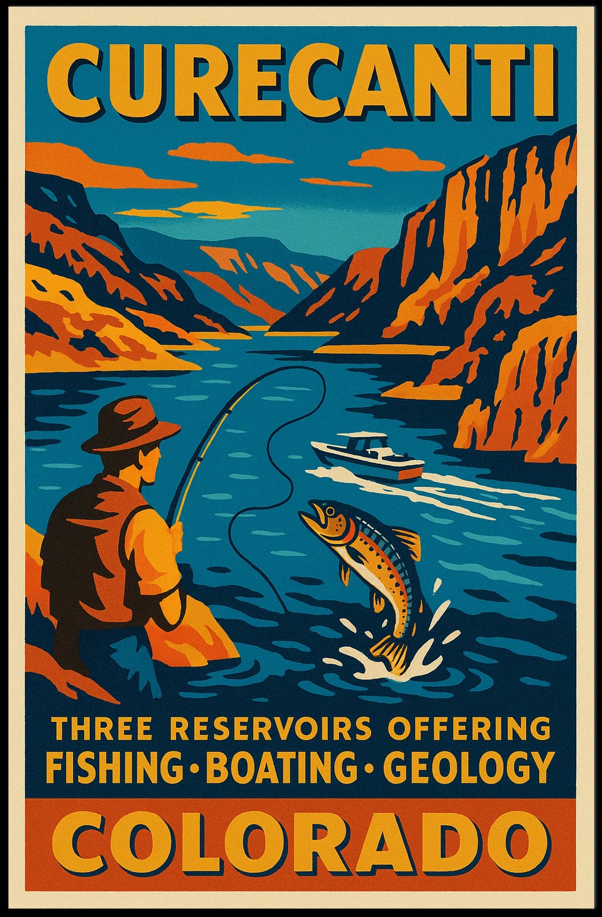 Curecanti Recreation Poster