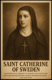 Saint Catherine Of Sweden Poster
