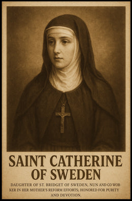 Saint Catherine Of Sweden Poster