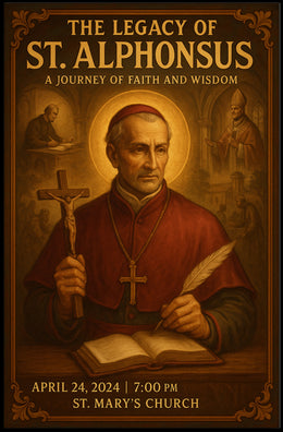 The Legacy of St. Alphonsus Poster PosterGoat