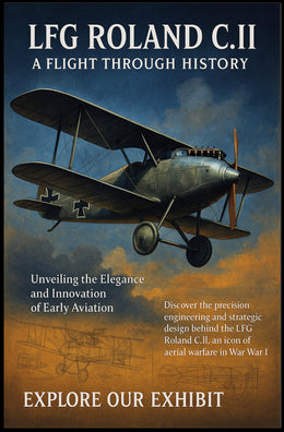 LFG Roland C.II A Flight Through History Poster PosterGoat