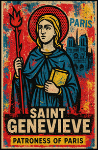 Saint Genevieve Patroness Of Paris Poster