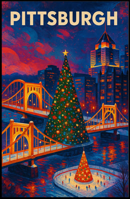 Pittsburgh Winter Wonderland Poster