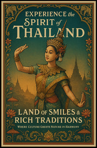 Thailand Cultural Heritage Culture Vintage Tradition Poster
