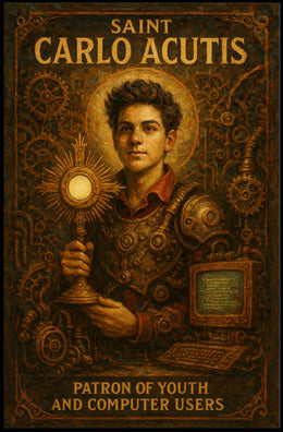 Saint Carlo Acutis Patron Of Youth And Poster