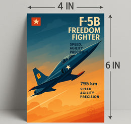 F-5B Freedom Fighter Poster PosterGoat