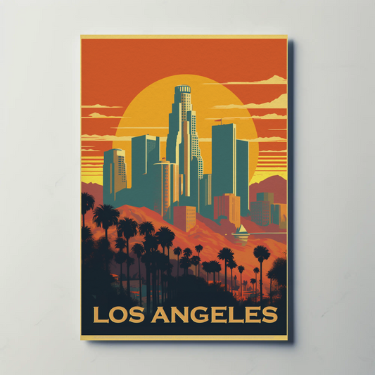 Los Angeles Vintage Poster