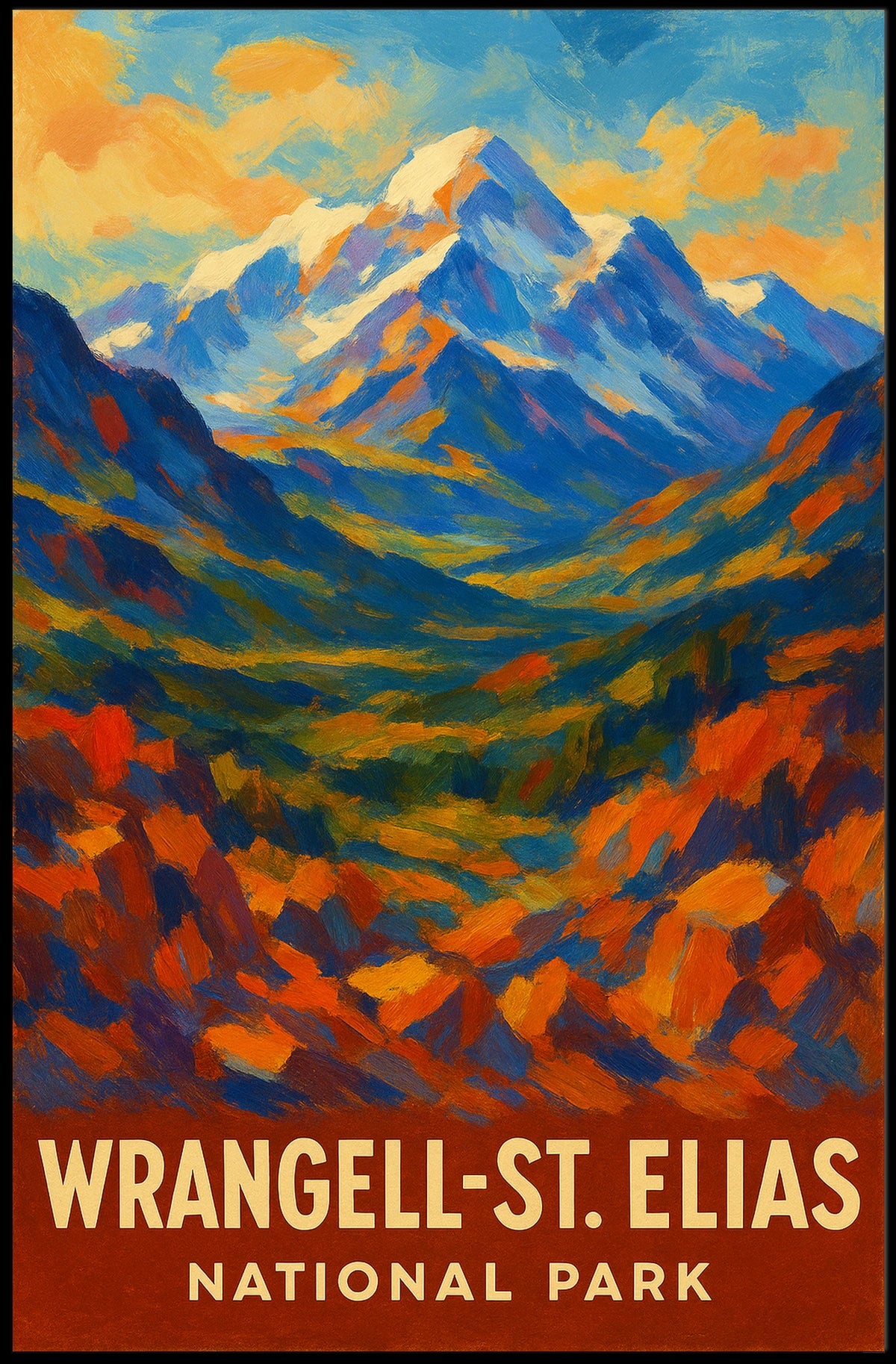 Wrangell-St. Elias National Park Poster