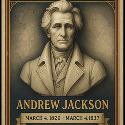 Andrew Jackson 7th President Poster