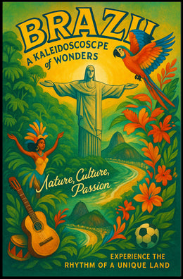 Brazil A Kaleidoscope Of Wonders Poster