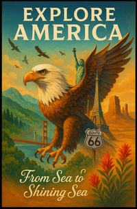 Explore America Poster
