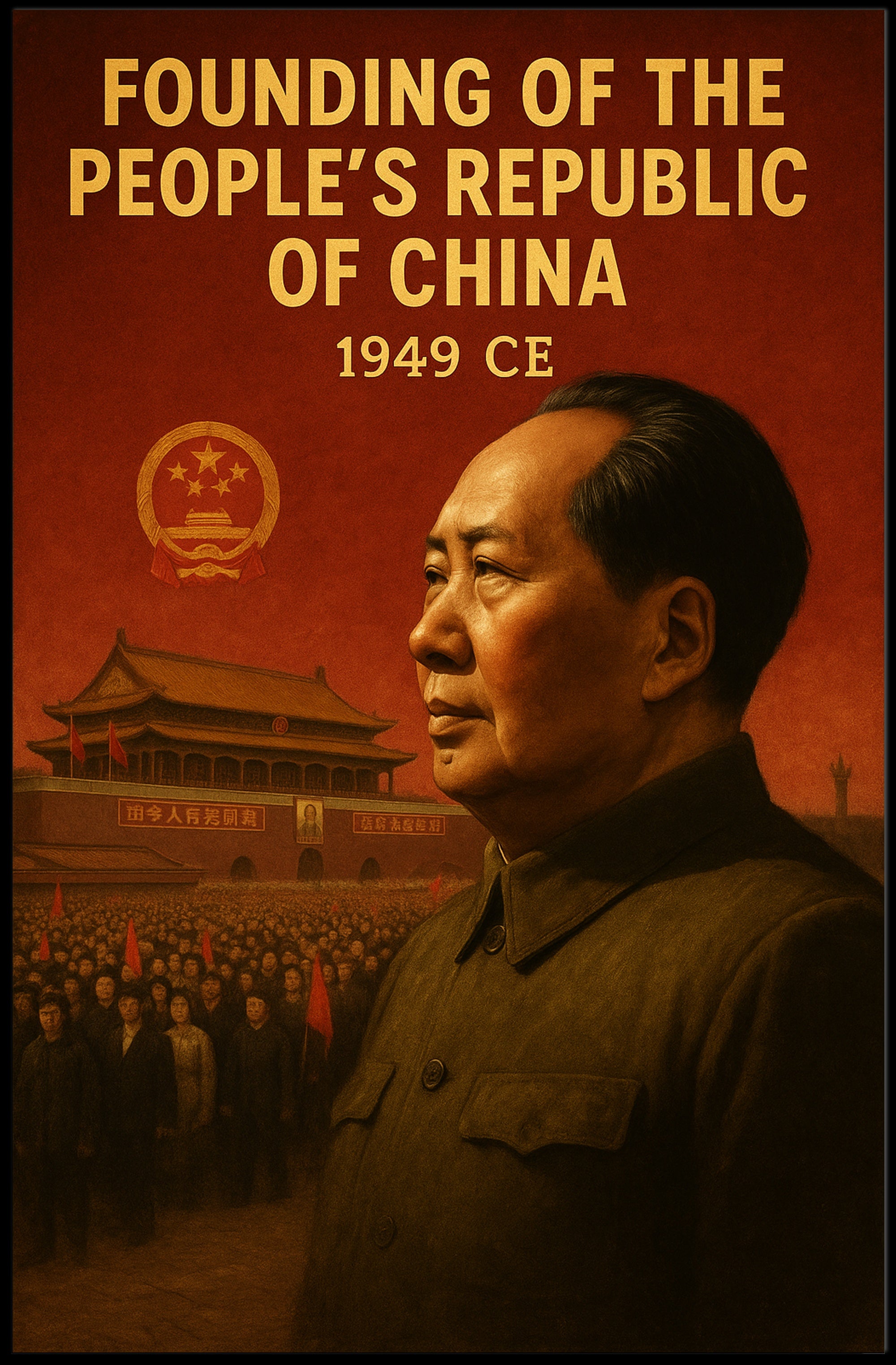 Founding of the People's Republic of China - 1949 Poster PosterGoat
