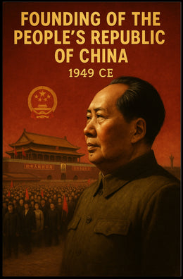 Founding of the People's Republic of China - 1949 Poster PosterGoat