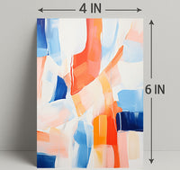 Abstract Color Symphony Abstract Poster