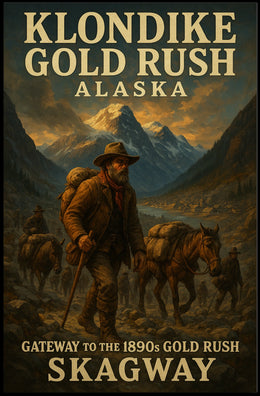 Klondike Gold Rush Gateway To The Poster
